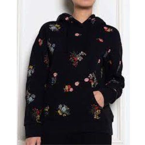Erdem x H&M Floral Embroidered Hoodie Sweatshirt